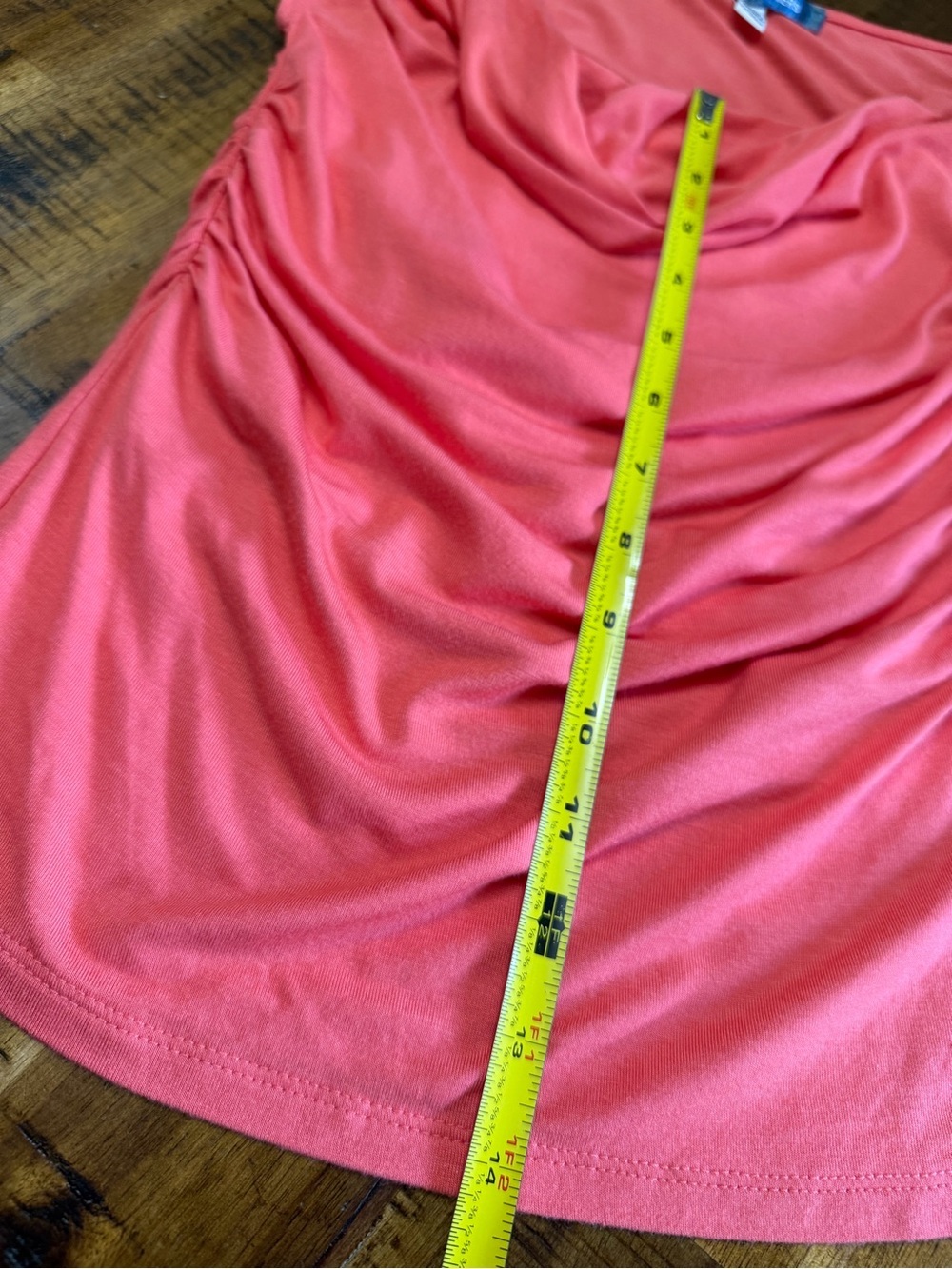 Urban Outfitters Coral Draped Cowl Neck Sleeveless Blouse - Picture 8 of 9